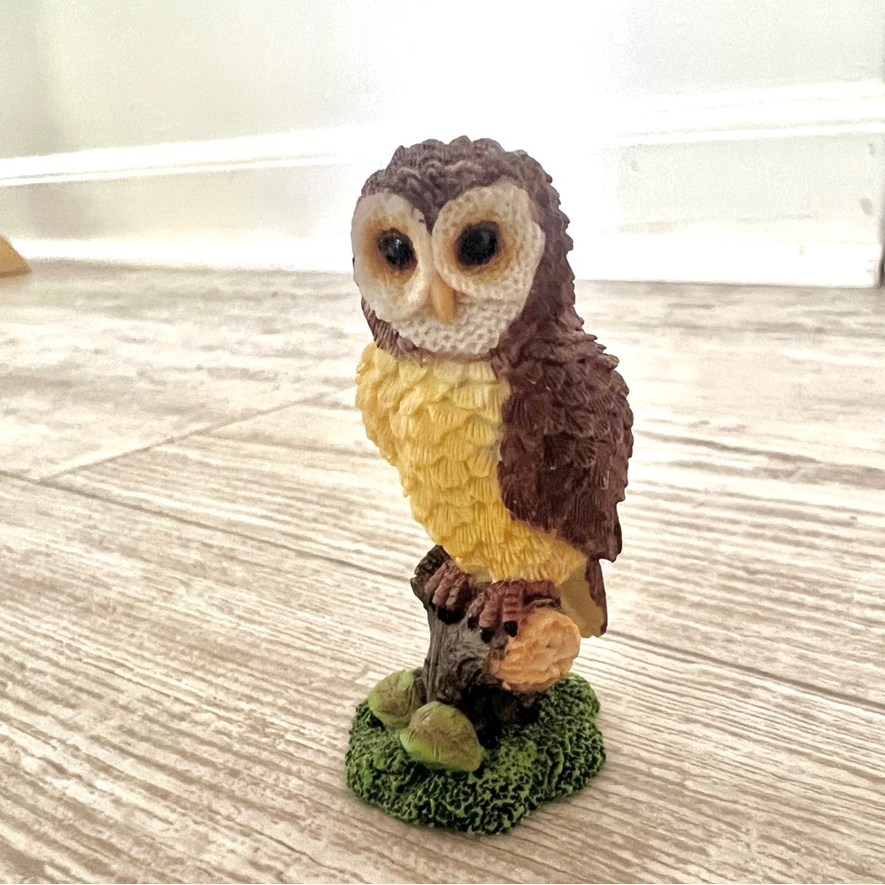Vintage Owl Figurine for Bird Lovers from “BIEN” Ireland Beautiful Details - 3”